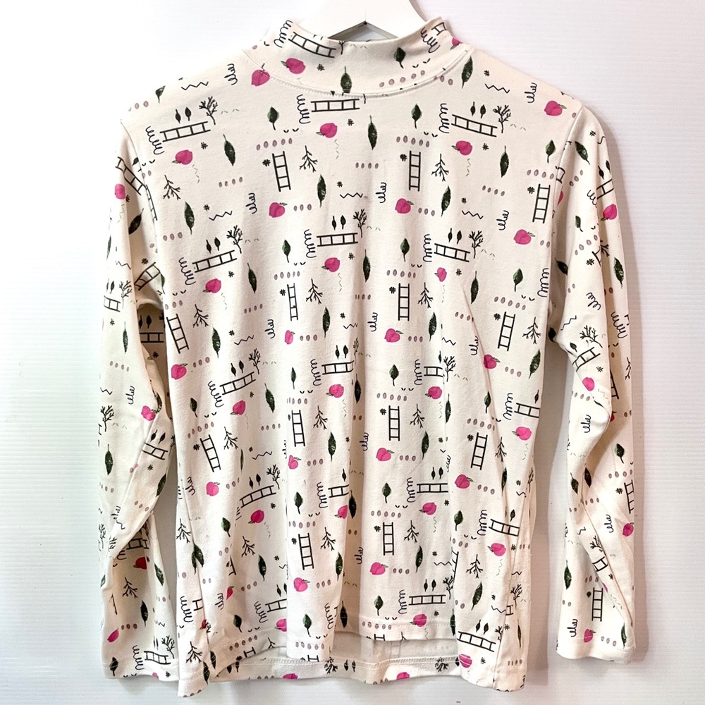 Vintage tabi mock neck 90s long sleeve